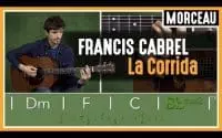 Cours de Guitare : Apprendre La Corrida de Francis Cabrel