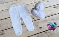 Pantalon bébé facile tutoriel tricot / Baby Pants easy knit