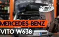 Changer un filtre à carburant sur MERCEDES-BENZ VITO 1 (W638) [TUTORIEL AUTODOC]