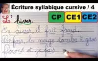 Cours leçon de français : bien écrire les mots en cp ce1et ce2 # 4