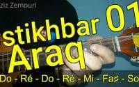 ISTIKHBAR Araq partie 01 Tutoriel avec notes de musique إستخبار العراق الغصن الأول