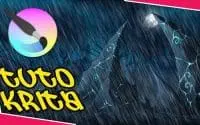 TUTORIEL KRITA - COMMENT DESSINER LA PLUIE DANS KRITA AVEC TUTORIEL KRITA - COMMENT DESSINER LA PLUIE DANS KRITA AVEC