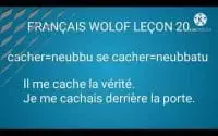 français wolof leçon 20