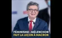 Féminisme : Mélenchon fait la leçon à Macron