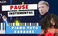 Eddy de Pretto - Pause ft Yseult (Piano Cover Tutoriel KARAOKE Beat Paroles) [ Ga&Dr Piano Tuto ]