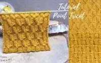 Tutoriel Tricot: Point Croisé Fantaisie. Knitting Tutorial: Fancy Cross Stitch. Maïlane