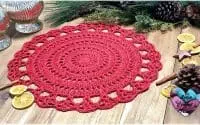 Sous-plat déco table tutoriel crochet by Lidia Crochet Tricot