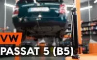 Comment remplacer un amortisseur arrière sur VW PASSAT 5 (B5) [TUTORIEL AUTODOC]