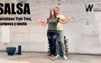 Salsa Online | Dixième leçon de Salsa, Variations Tres Tres & Mariposa con Vuelta