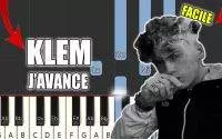 Klem - J'avance | Vidéo Piano Tutoriel Facile Instrumental RAP (Piano Facile France)