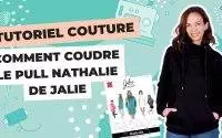 TUTORIEL COUTURE - Confectionnez le pull Nathalie 4240 de Jalie avec notre ouaté peluche Nordik