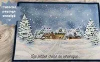 Coucou, tutoriel d’un paysage enneigé ❄️☃️ 1 Coucou, tutoriel d’un paysage enneigé ❄️☃️