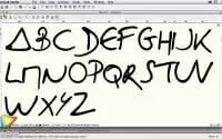 Tutoriel Créer une police de caractères : Analyser et corriger des capitales | video2brain.com