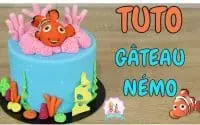 ★• GATEAU CAKE DESIGN NÉMO - TUTORIEL DECORATION PATE A SUCRE •★
