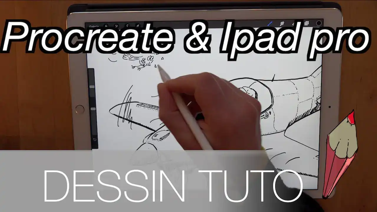 Tutoriel démarrer le dessin sur iPad pro avec l