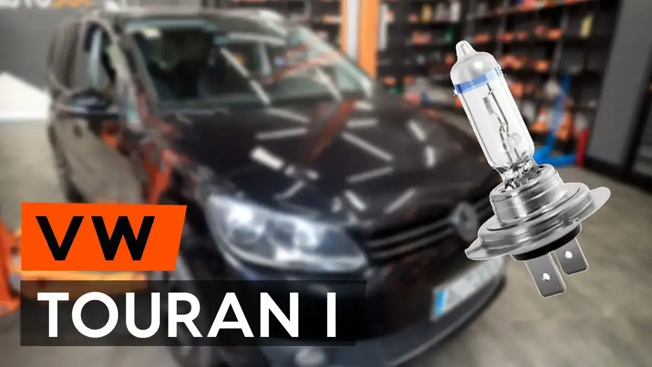 Comment remplacer ampoule de phare une VW TOURAN 1 (1T3) [TUTORIEL