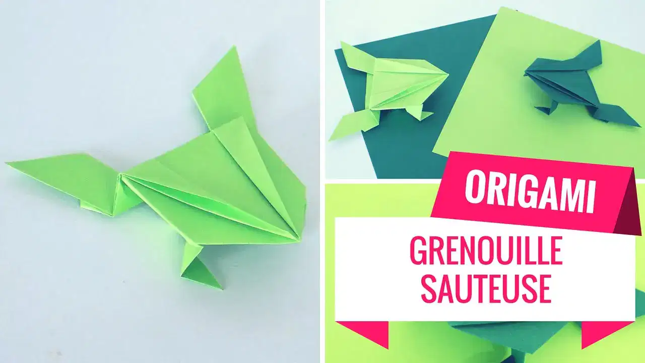 Comment faire un origami grenouille sauteuse ? (Tutoriel) - VideoTutoriels