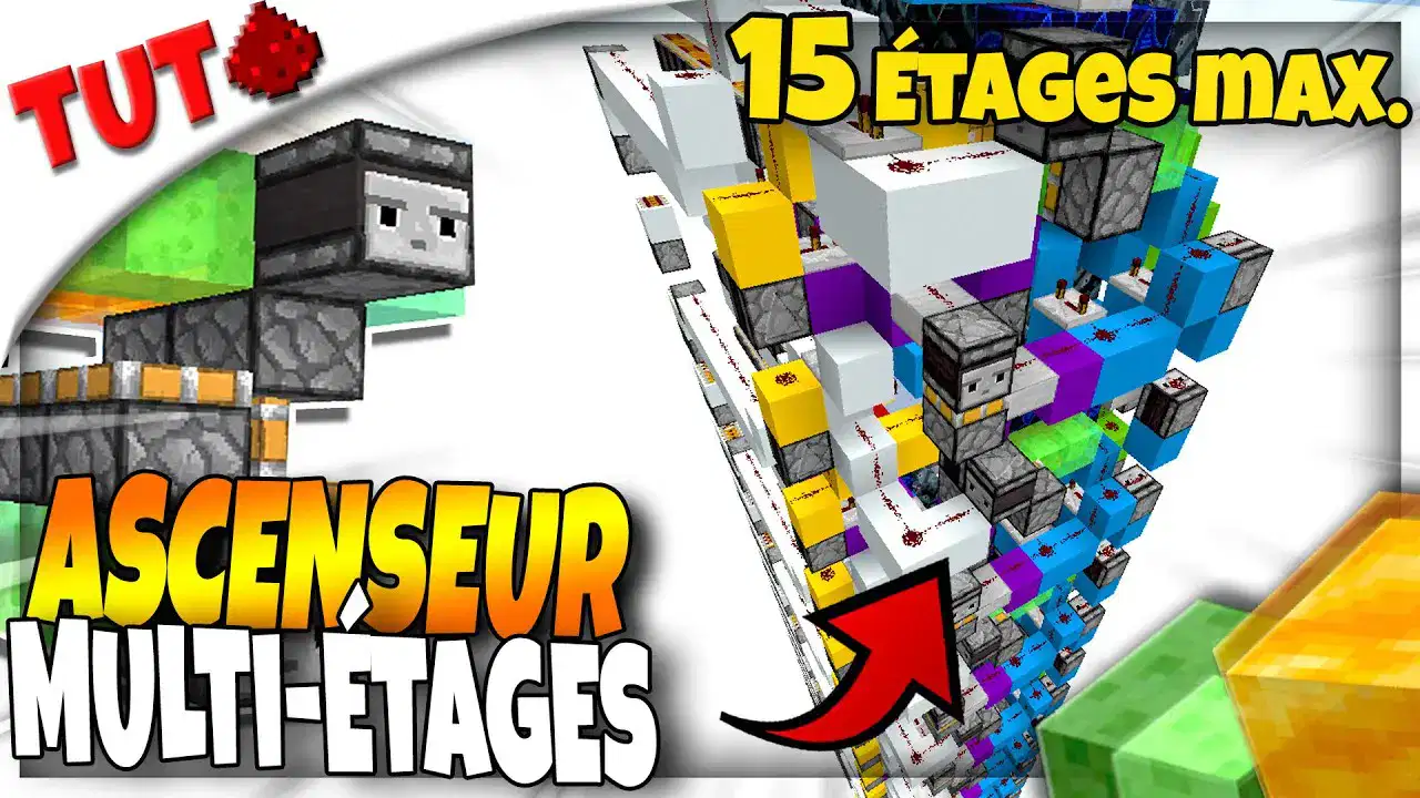 Comment Faire Un Ascenseur Dans Minecraft 1.15