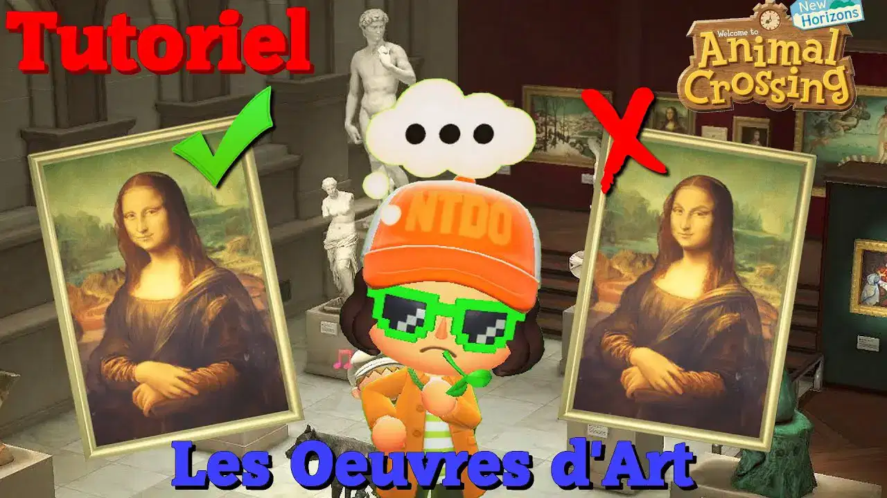 Les Oeuvres d'Art - Tutoriel Animal Crossing New Horizons - VideoTutoriels