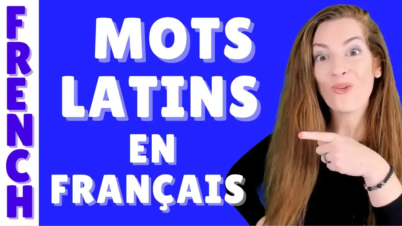 Les mots latins en français Leçon de français VideoTutoriels