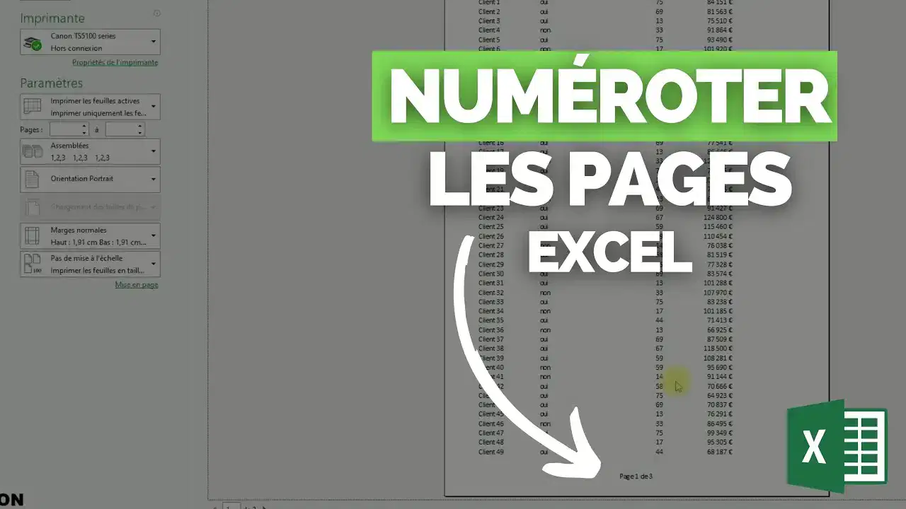 Comment Numéroter les Pages Excel Pour Imprimer ? [TUTORIEL