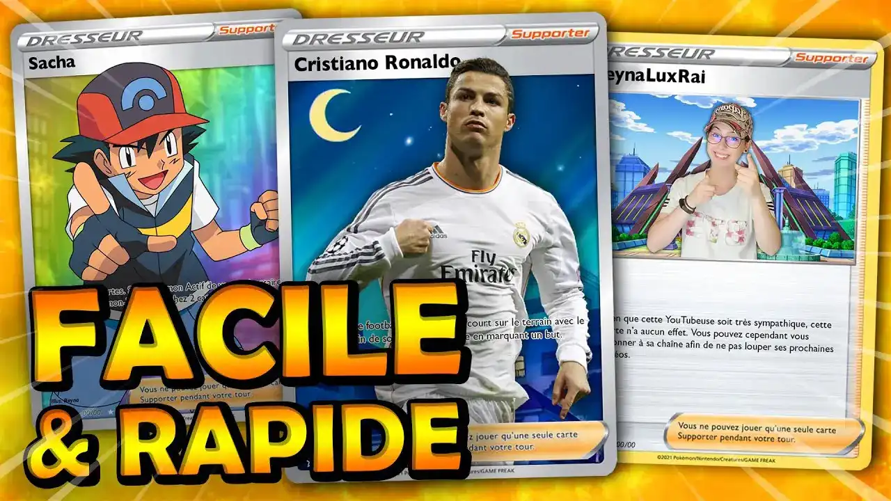 Faire une carte Pokémon DRESSEUR personnalisée Tutoriel (Facile, Rapide & Gratuit) VideoTutoriels