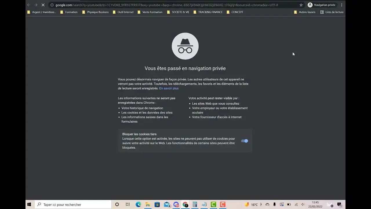 Comment faire une recherche en navigation privée tutoriel - VideoTutoriels