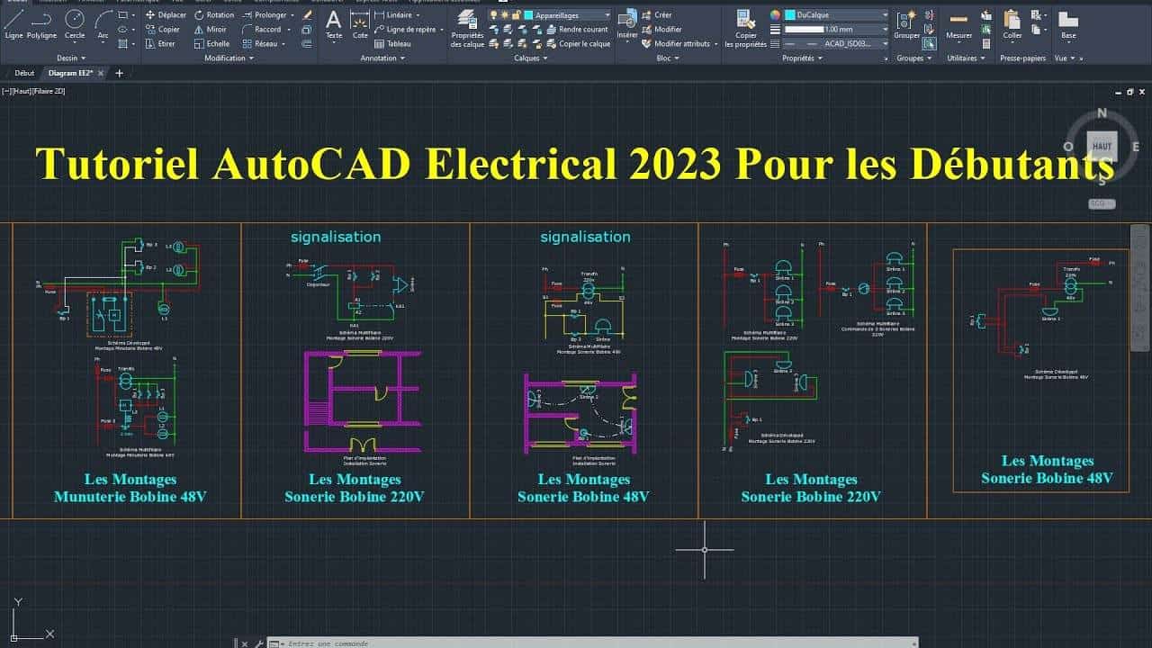 Tutoriel AutoCAD Electrical 2023 Pour les Débutants - 1 - VideoTutoriels