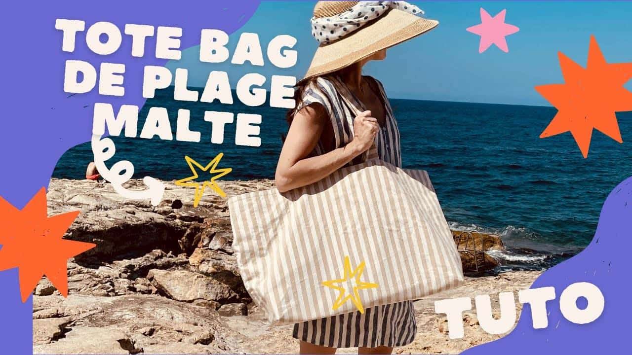 Tutoriel Couture Débutant Tote Bag de Plage Malte VideoTutoriels — free download