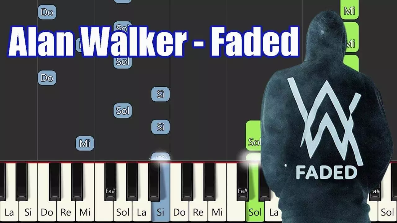 Alan Walker Faded Piano Tutoriel Videotutoriels 7083