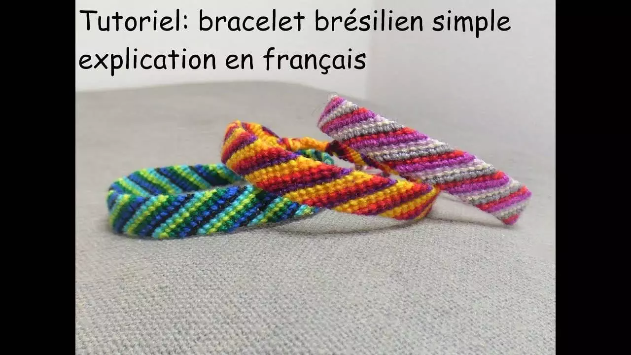 Tutoriel Bracelet Br Silien Simple Explication En Fran Ais Diy