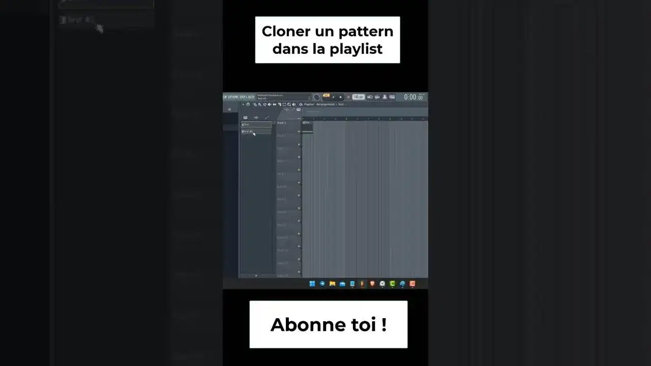 Fl studio tutoriel fr Comment cloner un pattern dans la playlist