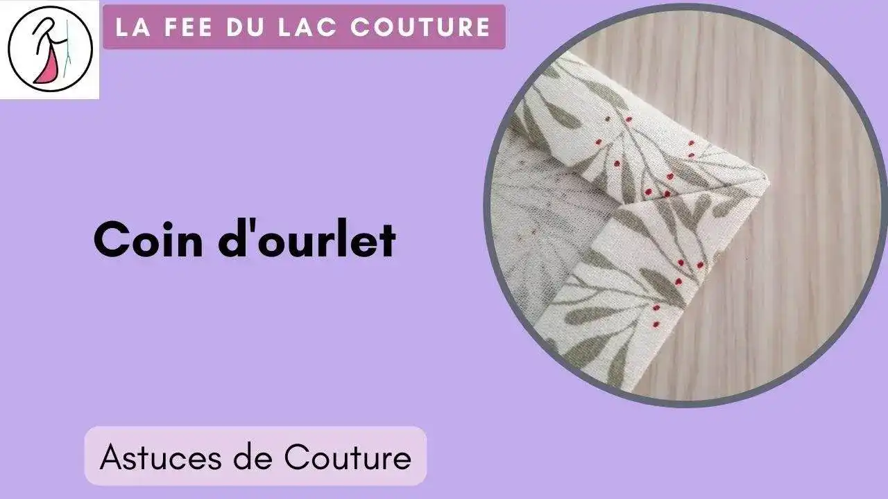 Comment Faire Un Ourlet De Serviette De Table Video Tutoriel astuce de couture: coin d'ourlet, pour serviettes, nappes