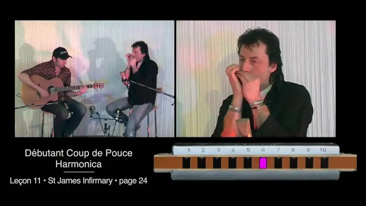 Méthode Coup de Pouce Cours d'harmonica leçon 11 VideoTutoriels