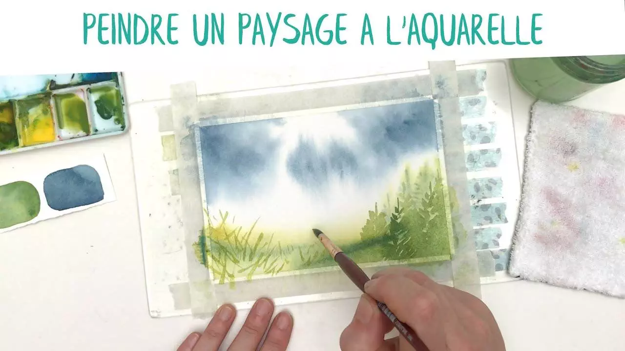 Tutoriel Peindre Un Paysage L Aquarelle Videotutoriels