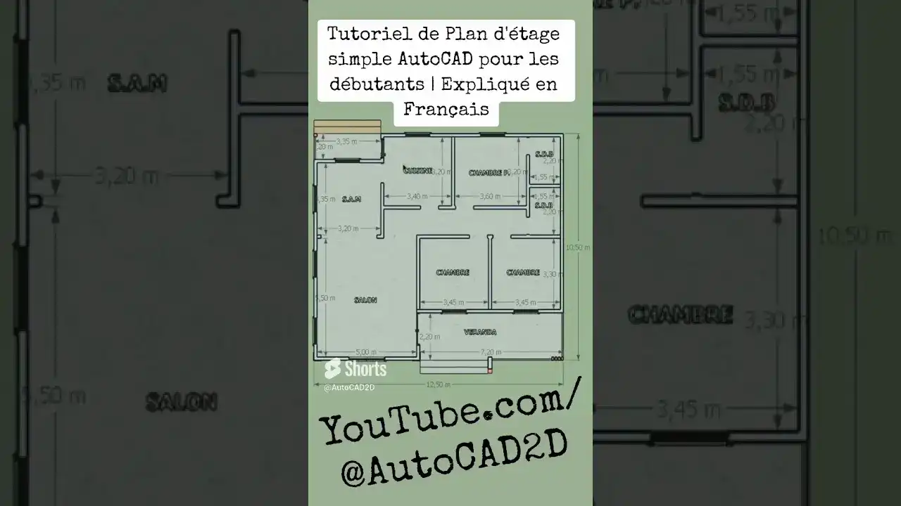 Tutoriel De Plan D étage Simple Autocad Pour Les Débutants Expliqué Tutoriel De Plan D étage Simple Autocad Pour Les Débutants Expliqué