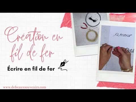 Phrase en fil de fer recuit, tout commence par un rêve, sculpture en fil de fer recuit, décoration murale phrase, phrase personnalisable main image 0